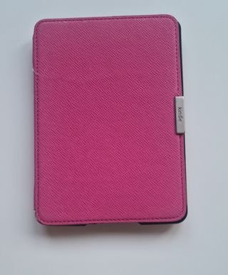 Funda Kindle rosa con imán para ebook