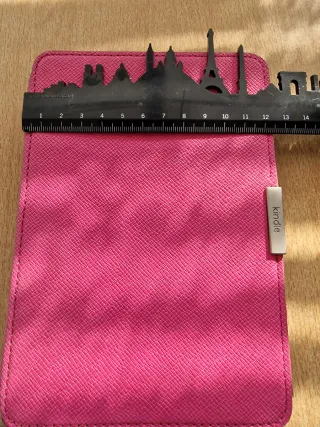 Funda Kindle rosa con imán para ebook