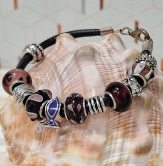 Pulsera abalorios simil Pandora