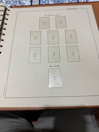 hojas Edifil España 1950-64