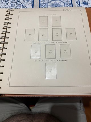 hojas Edifil España 1950-64