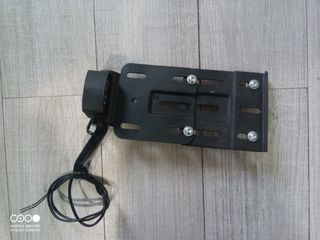 Soporte matrícula moto