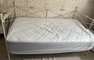 Cama diván forja blanca 105cm