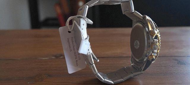 OLEVS Reloj Hombre Azul-Dorado