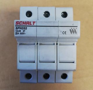 SCHALT PMF 10x38 3P 32A Portafusibili