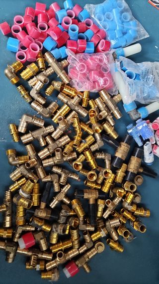 100 Accesorios laton PEX fontanería , lampistería