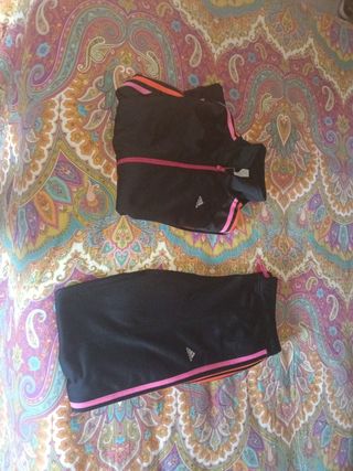 Chándal Adidas niña negro