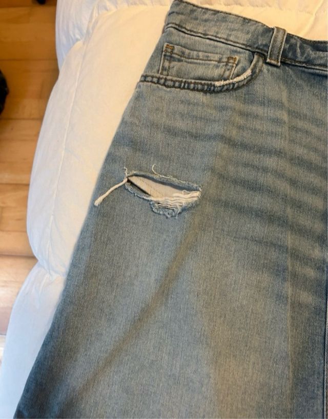 Mini gonna jeans vintage