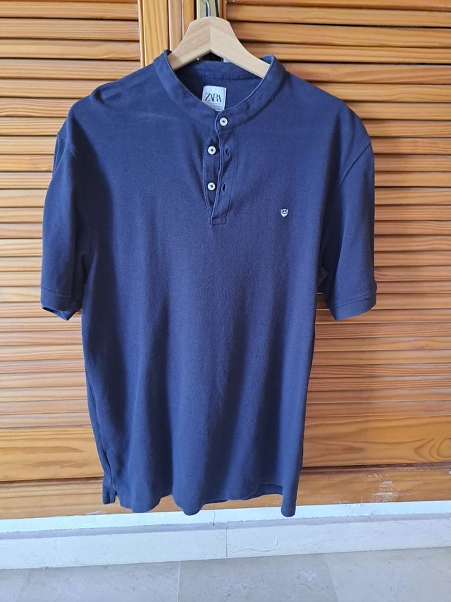 Polo Zara azul marino
