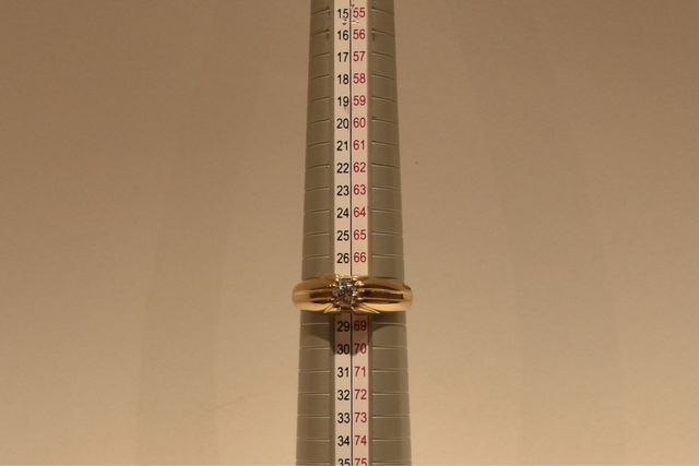 SOLITARIO DE ORO 18K/6.7Gr