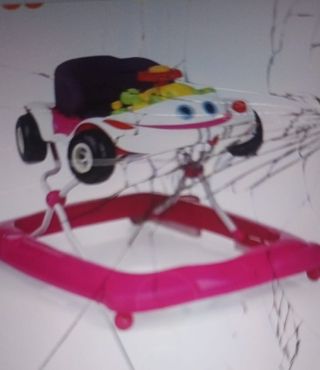 Girello bimbi auto rosa