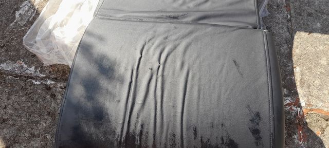 Puff sillón tumbona negro