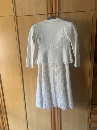 Vestido comunión niña blanco