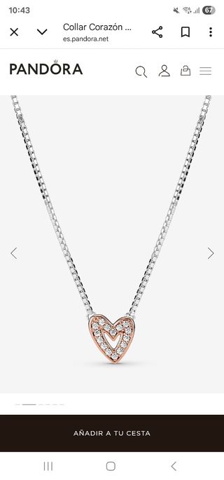 Collar Pandora Corazón