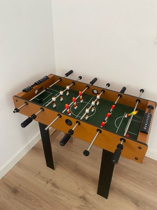 Mesa multijuegos: Futbolín y Air hockey