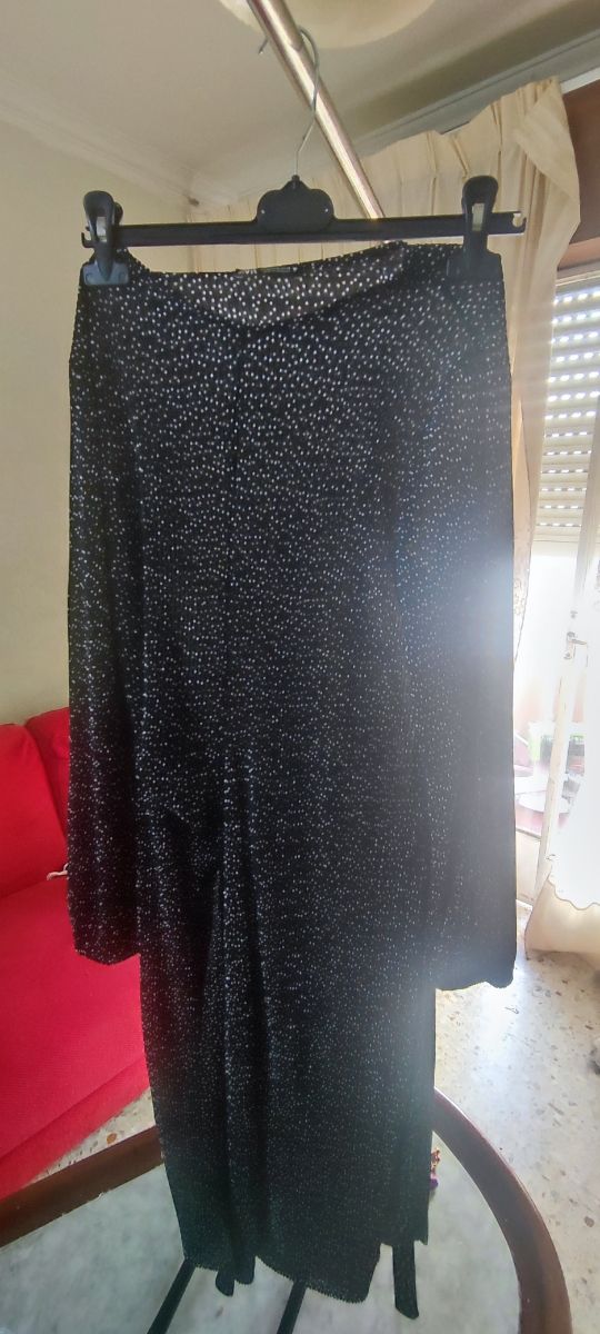 Vestido Zara lunares negro - M.  ENVIO EN 24 Oras