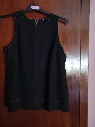 Top negro Stradivarius