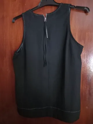 Top negro Stradivarius