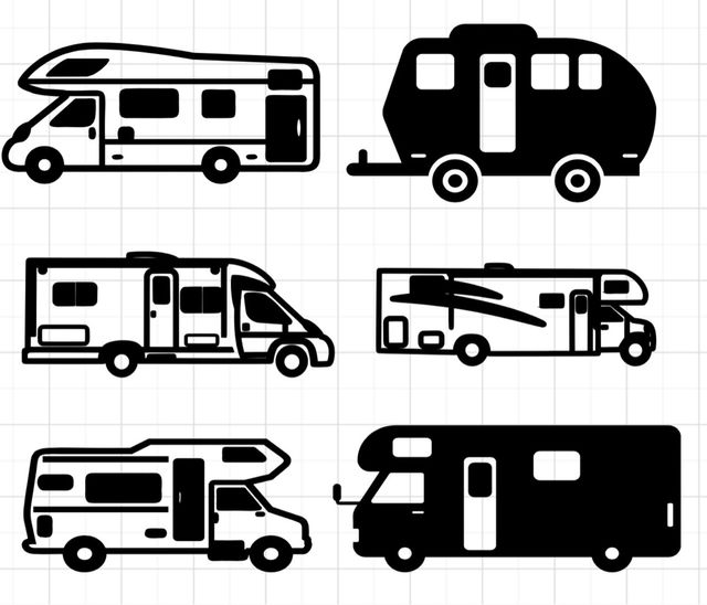 Vinilo diseño caravana