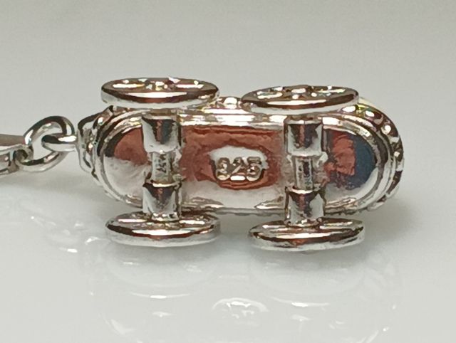 Charm Cochecito Bebé Plata 925