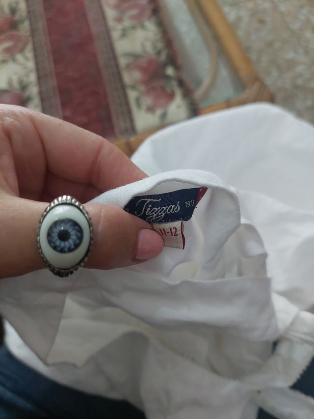 Vestido blanco niña (11-12 años)