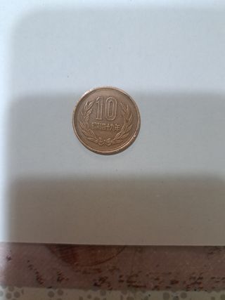 Moneda 10 Yen Japón