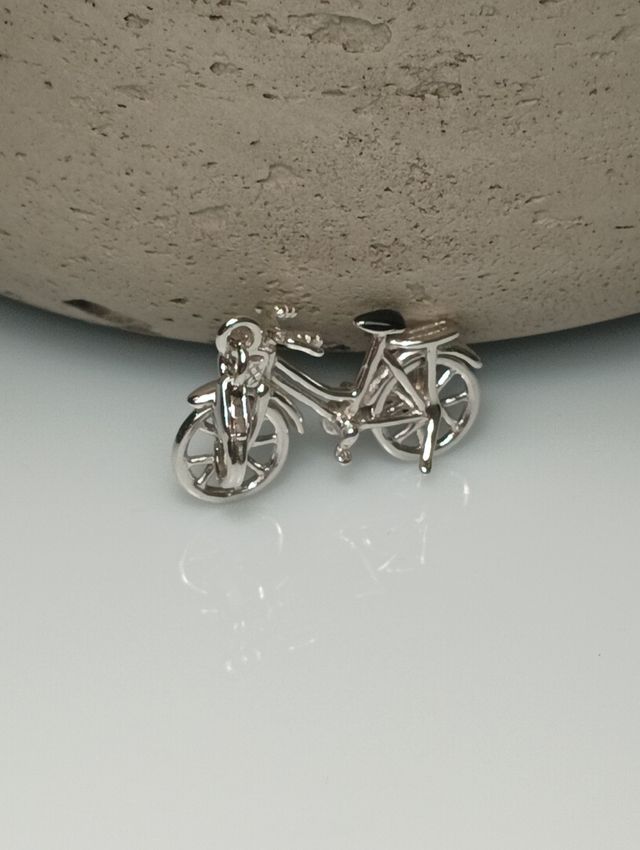 Charm plata 925 bicicleta