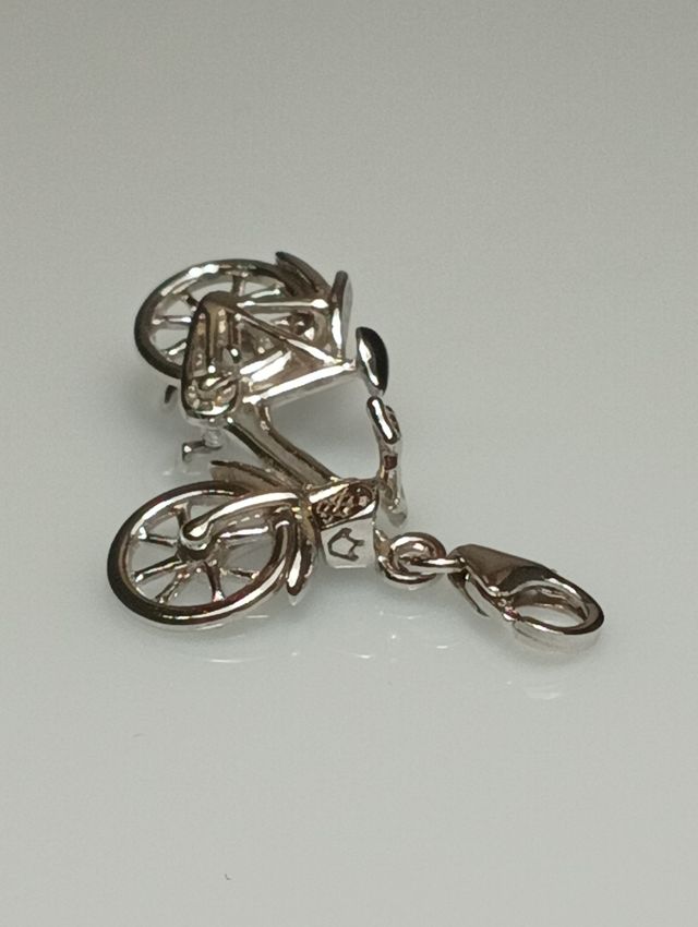 Charm plata 925 bicicleta