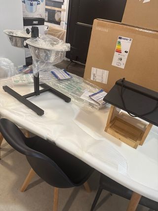Mesa Comedor metal y Madera