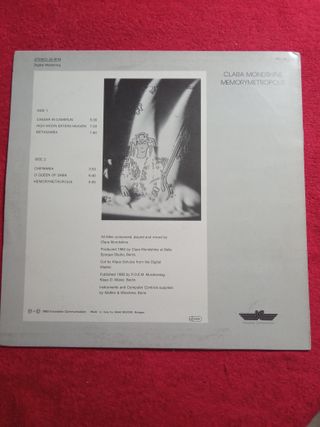 Clara Mondshine - Memorymetropolis LP