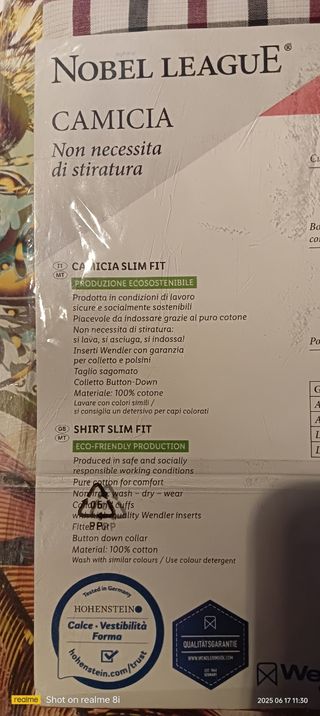 Camicia quadri Slim Fit