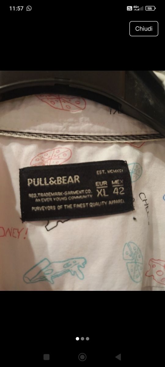 Camicia Pull&Bear XL bianca