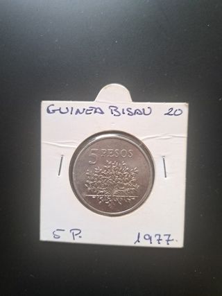 5 Monedas África: Kenia, Guinea Ecuatorial...
