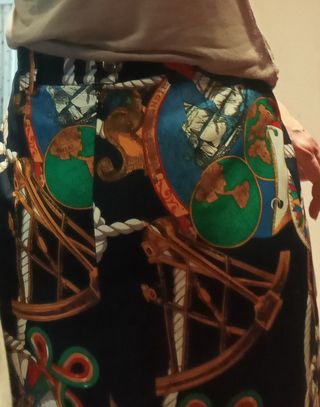 Falda náutica vintage talla M como Nueva con forro