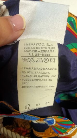 Falda náutica vintage talla M como Nueva con forro