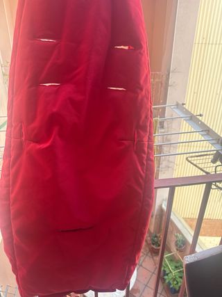 Saco silla paseo bebé rojo