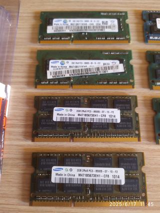RAM portatil/sobremesa DDR3/DDR4