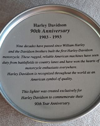 Zippo Harley Davidson 90 anos