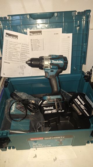 Makita DHP489RTJ Taladro percutor 18v 5ah