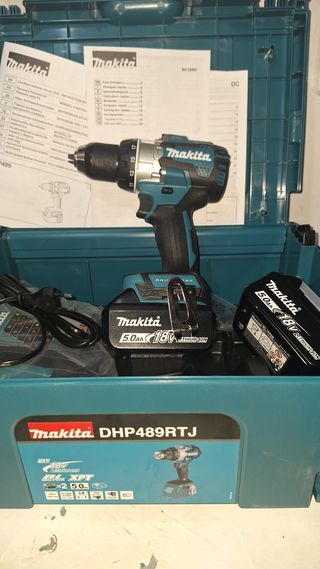 Makita DHP489RTJ Taladro percutor 18v 5ah
