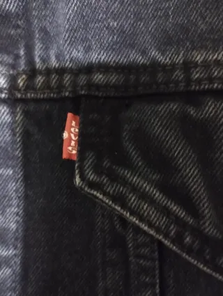 Chaqueta vaquera Levi's negra, talla M