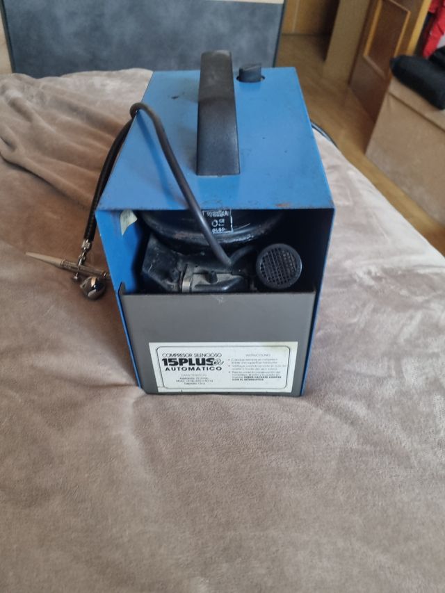 Minicompresor Aerografía 15Plus silencioso