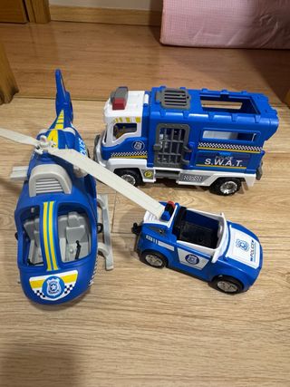 Lote Vehículos Policía Playmobil