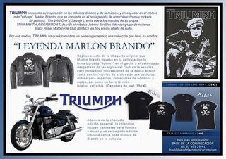 Cazadora cuero Triumph Marlon Brando
