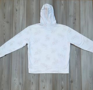 Sudadera Hollister California blanca floral