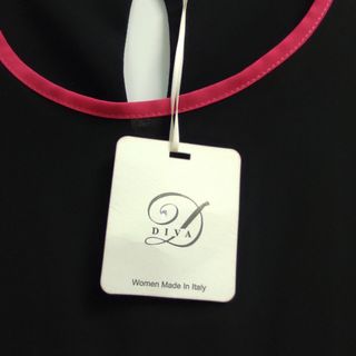 Blusa negra c/ vivos rosa - T.3XL