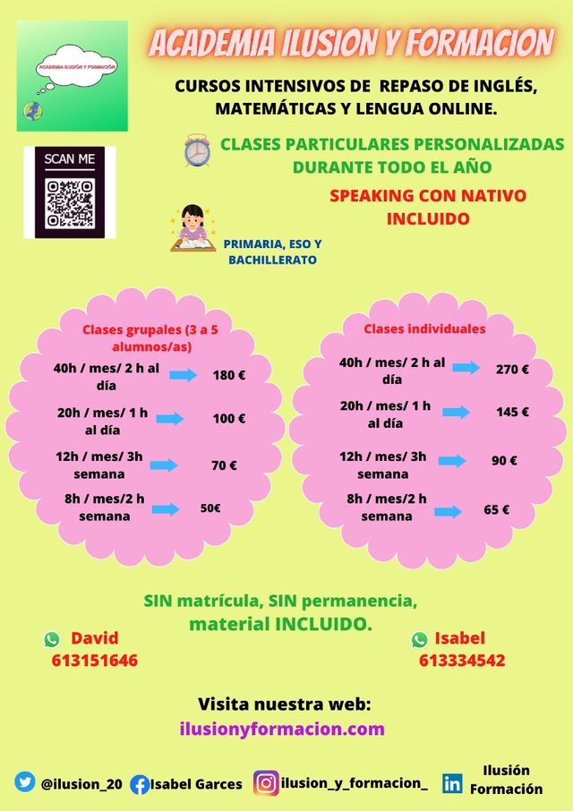 Clases particulares online