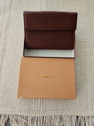 Cartera LAMBERTTI marrón Monedero