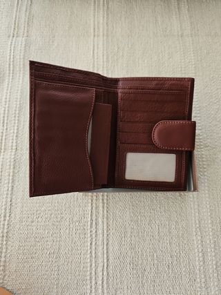 Cartera LAMBERTTI marrón Monedero