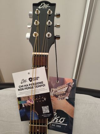 Guitarra acústica EKO Ranger BLK VISUAL NOTE nueva